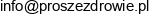 Prosze Zdrowie Email address