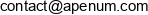 Apenum Robotics Email address