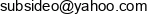 Subsideo Email address