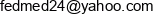 Fedmed24 Email address