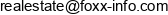 Foxx Real Estate Adres e-mail