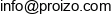 Proizo Email address