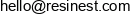 Resinest Adres e-mail