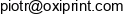 Oxiprint Email address