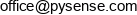 Pysense Email address