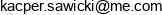 77 Kacper Sawicki Adres e-mail