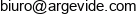 Argevide Adres e-mail