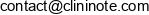 Clininote Email address