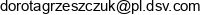 A Intrastat Dorota Grzeszczuk B Adcel Agencja Celna Dorota Grzeszczuk Agnieszka Wycech S C Dorota Grzeszczuk Wspolnik Spolki Cywilnej Adres e-mail