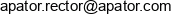Apator Rector Email address