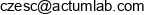 Actum Lab Adres e-mail