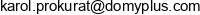 Domy Plus Adres e-mail