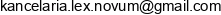 Lex Novum Adres e-mail