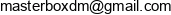 Masterbox Non Profit Adres e-mail