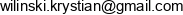 Krystian Wilinski Robotics Email address