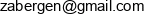 Zabergen Adres e-mail