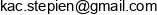 Restart Kacper Stepien Email address