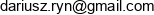 De Studio Dariusz Ryn Email address