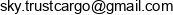S K Y Cargo Email address