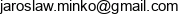 Mind Project Jaroslaw Minko Email address