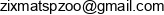 Zixmat Adres e-mail