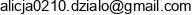 Alicja Dzialo Adres e-mail