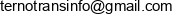Ternotrans Adres e-mail