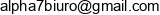 Alpha7 Email address