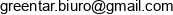 Greentar Ogrody Rafal Wieczorek Email address