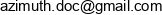 Azimuth Dmytro Bilokolodskykh Email address