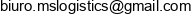 Ms Logistics Partner Silesia Mateusz Targosz Adres e-mail