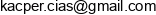 Kacper Cias White Lie Studio Email address