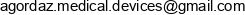 Agordaz Medical Devices Justyna Zadroga Email address