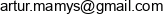 Artmasystem Artur Mamys Email address