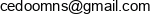 Coshavoo Adres e-mail