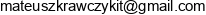 Mateusz Kubicki Krawczyk It Email address