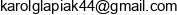4 Pro Karol Glapiak Email address