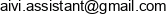 Aivi Adres e-mail