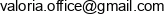 Valoria Email address