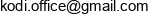 Kodi Email 1