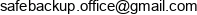 Safe Backup Adres e-mail