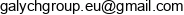 Galych Group Email address