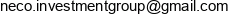 Neco Investment Group Email address