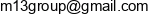 Mateusz Miziolek M13 Group Email address