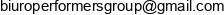 Performers Group Adres e-mail