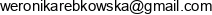Weronika Rebkowska Email address