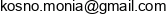 Firma Uslugowa Monika Kosno Email address
