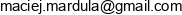 El Rapha Maciej Mardula Adres e-mail
