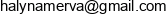 Halyna Merva Email address