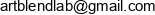 Artblend Adres e-mail